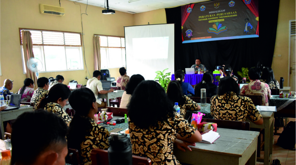 Sosialisasi Peraturan Perusahaan Yayasan Xaverius Tanjungkarang