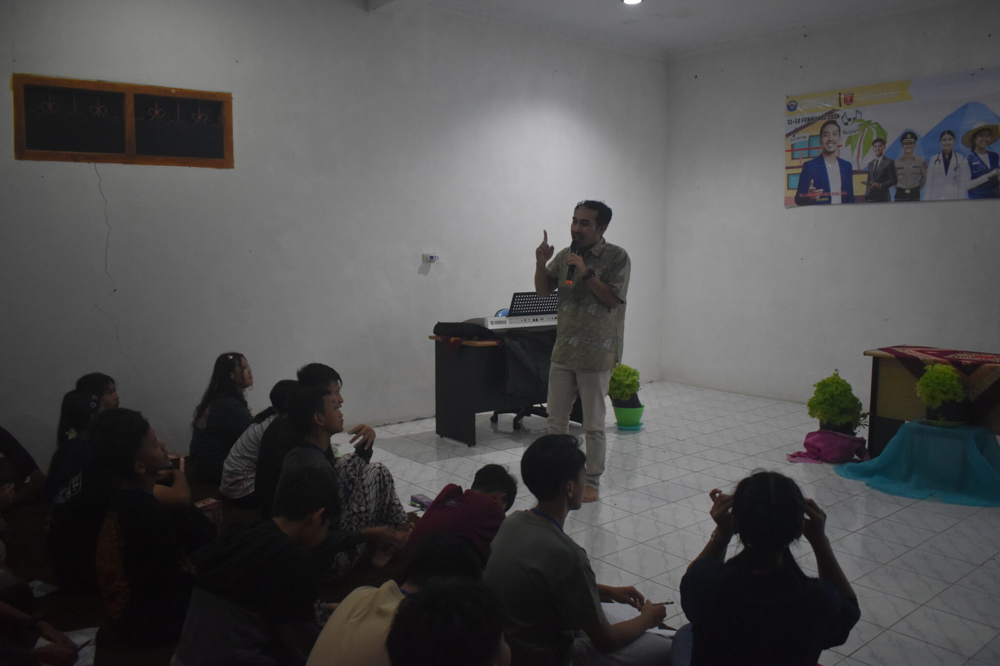 Hari Pertama Bina Karakter Kelas IX SMP Xaverius Kotabumi