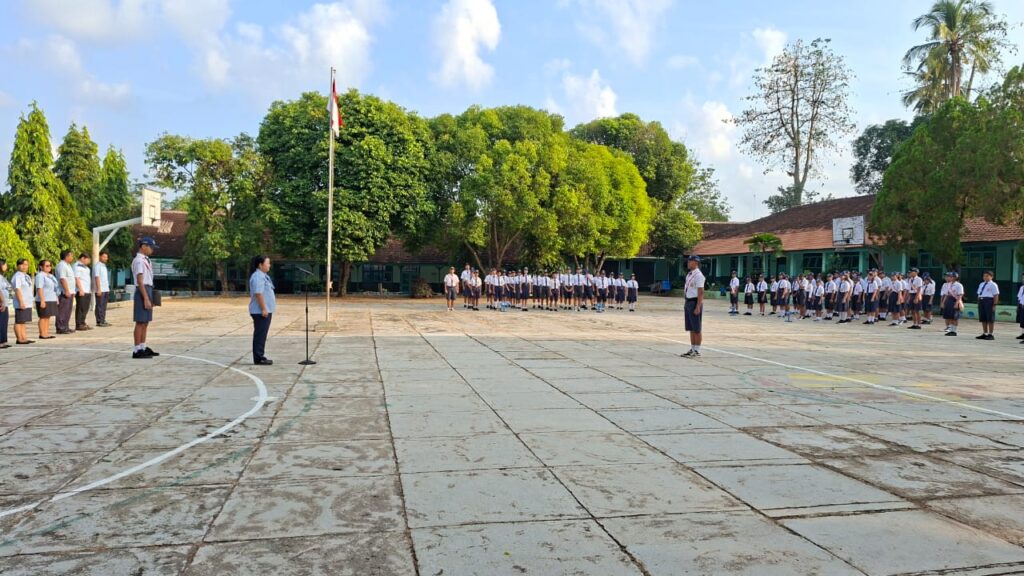 Upacara Bendera, Wujud Komitmen SMP Xaverius Kotabumi Membentuk Generasi Berkarakter